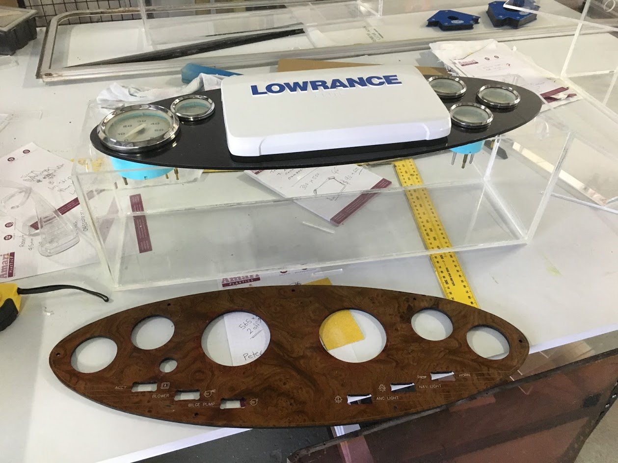 complex instrument panels