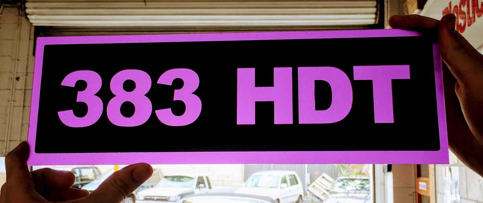 number plate for show car